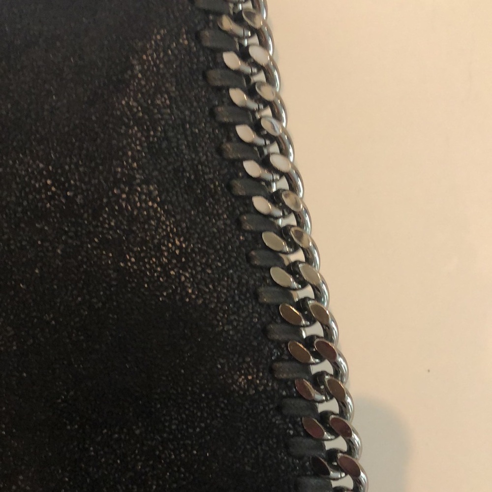 Stella McCartney Black Falabella Mini Chain Crossbody - Picture 7 of 8